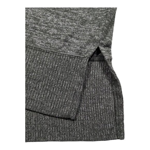 Gap Sweater Softspun Cowl-Neck Brushed Soft Baby Tweed Turtleneck Green Womens L - Picture 9 of 10